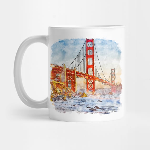 Golden gate bridge San Francisco by Anna Hlimankova